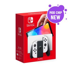 Nintendo Switch OLED White Joy-Con New 100% Mod Chip